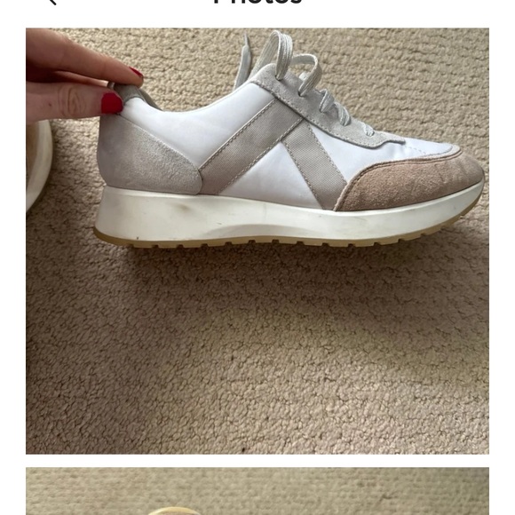 MUNRO piper sneaker white combo size 7M (retail $220) - Picture 3 of 9